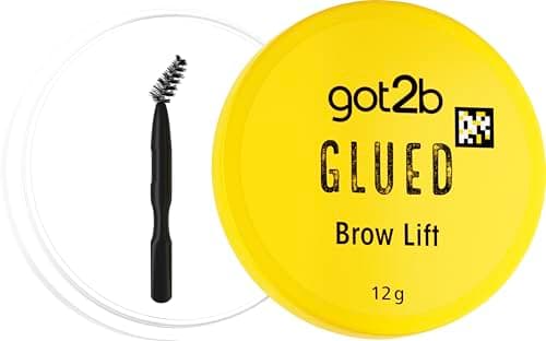 Image of got2b Glued Brow Lift 12 g, Hair Styling Wax for Brows & Edges, Clear Eyebrow Wax for Long-Lasting Looks, Hold and Definition without Crunch