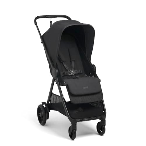 Image of Mamas & Papas Libro, Lightweight Travel Stroller, Buggy, One Handed Fold, Compact Storage, Lie-Flat Seat, Newborn to 4 Years, Liquorice