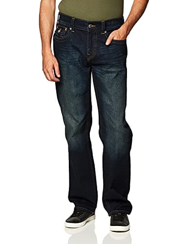 Image of True Religion Men's Ricky Straight Leg Jean with Back Flap Pockets, Ggjd Last Call, 38