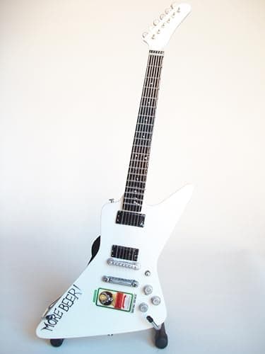 Image of Music Legends Collection Miniature Guitar, Replica of James Hetfield's ESP Guitar from Metallica