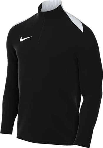 Image of Nike FD7667-010 Dri-FIT Academy Pro 24 Drill Top K Sweatshirt Men's Black/Black/White/White Size S