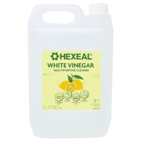 Image of Hexeal Lemon Multipurpose Cleaner 5L – 5L of Lemon Fresh White Vinegar For Cleaning Surfaces, Deodorising & Removing Grime