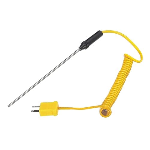 Image of sourcing map K Type Surface Thermocouple Probe 3x150mm Handheld Needle Tip Temperature Sensor -50 to 1200°C(-58 to 2192°F)