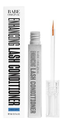 Image of Babe Lash Enhancing Conditioner - Conditioning Serum for Eyelashes, with Peptides and Biotin, Companion to Essential Lash Serum, 3mL, 4-month Supply