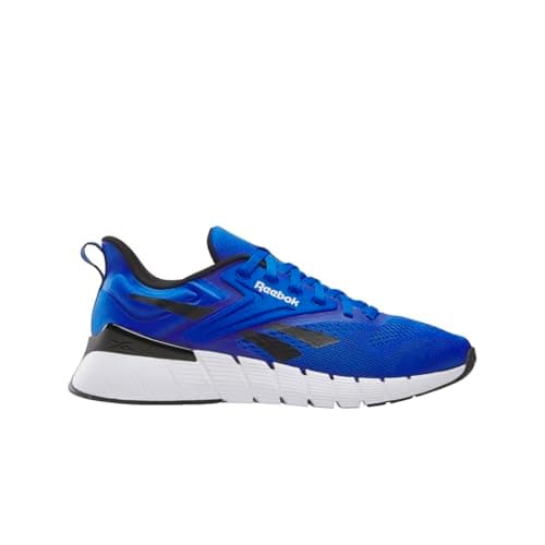 Image of Reebok Men's Nano Gym Sneaker, Optimum Blue/Black/Footwear White, 6 UK
