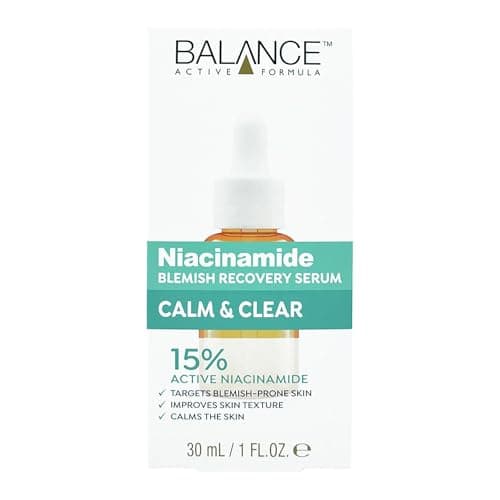 Image of Balance Active Formula Niacinamide Blemish Recovery Serum - 15% Niacinamide for Clear Skin, Blemish Reduction, Lightweight & Non-Sticky, Refines Texture - 30ml