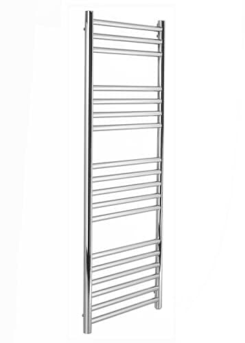 Image of Manissa Boston Stainless Steel Heated Towel Rail 500mm W x 1200mm H Bathroom Towel Warmer