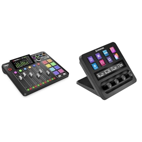Image of RØDE RØDECaster Pro II All-in-One Production Solution for Podcasting & Elgato Stream Deck +, Audio Mixer, Production Console and Studio Controller