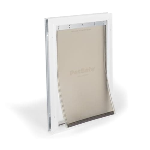 Image of PetSafe Aluminium Pet Door - Durable Frame, Weather-Resistant Seal, Easy DIY Installation - Large