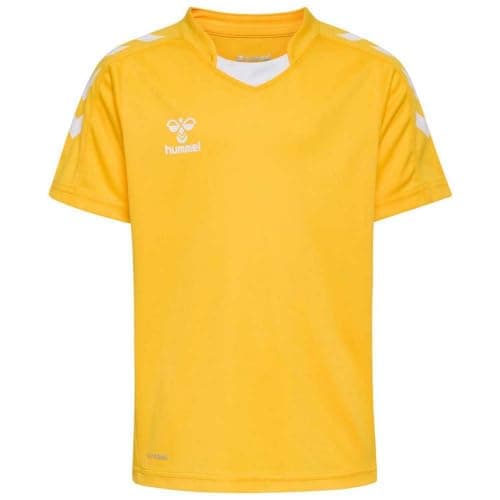 Image of hummel hmlCORE XK Poly Jersey S/S Kids, Sports Yellow, 176