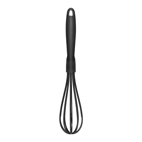 Image of Chef Aid Nylon Whisk for Non-Stick Cookware, BPA-Free Kitchen Balloon Whisk, Heat Resistant up to 210°C, Non-Scratch Utensil for Baking, Mixing & Sauces, Black