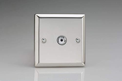 Image of Varilight 1-Gang 1-Way V-Pro IR Remote/Touch Control Master LED Dimmer 1 x 0-100W Mirror Chrome