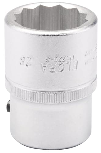 Image of Draper 765 Elora Bi-Hexagon Socket, 3/4" Square Drive, 28mm