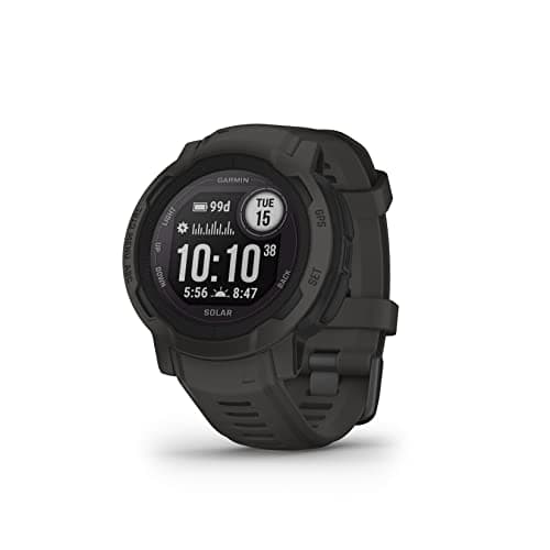 Image of Garmin [Renewed Instinct 2 SOLAR GPS 45mm Smartwatch, Rugged watch, Built-in Sports Apps & Health Monitoring, Solar Charging, Ultratough Design Features, up to 28 days Battery Life,Graphite (Renewed)