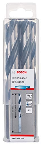 Image of Bosch Professional 5-piece PointTeQ HSS Twist Drill Bit (for Metal, 13 x 101 x 151 mm, Drill Driver Accessories)