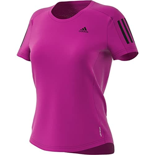 Image of adidas Women's Standard Own The Run Tee, Sonic Fuchsia, Small