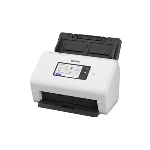 Image of Brother ADS-4900W Professional High Performance Desktop Document Scanner, USB 3.0, 10.9cm Touchscreen, Advanced Image Capture, UK Plug