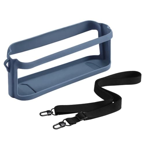 Image of For Anker Soundcore Motion X600 Silicone Cover Speaker Case, Bluetooth-Compatible Speaker Cover With Shoulder Strap For Anker Soundcore Motion X600 (Blue)