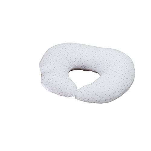 Image of Clair de Lune Nursing Pillow (Grey, Stars and Stripes)