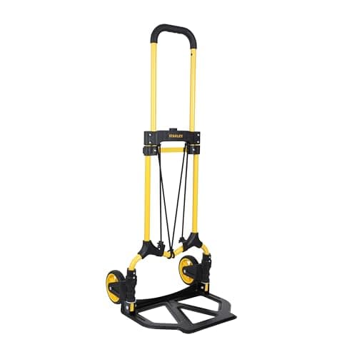 Image of Stanley SXWTD-FT580 Folding Hand Truck, Yellow, 70 kg