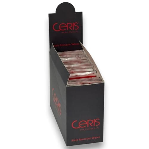 Image of Ceris Hair Dye Stain Remover Wipes – Quick & Gentle Color Removal for Skin | Travel & Salon Friendly, Individually Wrapped, 25 Count