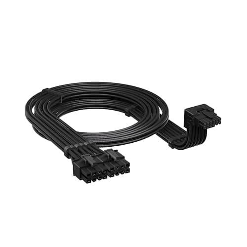 Image of Corsair Type 4 PSU 90° 12V-2x6 GPU Power Cable – For NVIDIA GeForce RTX Graphics Cards, Easy Connection, Ultra-Flexible, Thermal Protection – Style A