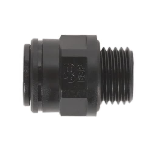 Image of Sealey JGC814 Straight Adaptor 8mm x 1/4"BSP Pack of 5 (John Guest Speedfit® - PM010812E)
