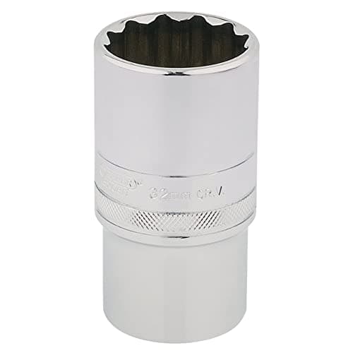 Image of Draper 33865 1/2" Square Drive Hi-Torq 12 Point Deep Socket, 32mm Size, Blue