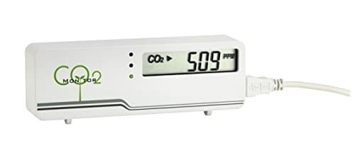Image of TFA Dostmann CO2 Monitor AIRCO2NTROL MINI, 31.5006.02, to monitor the CO2 concentration in buildings, (L) 116 x (B) 24 x (H) 42 mm, white