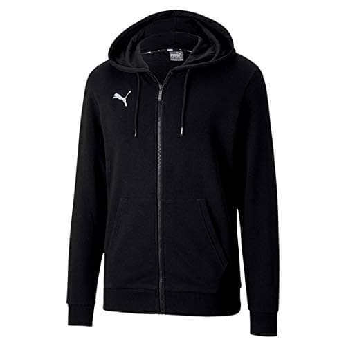 Image of PUMA Men's Teamgoal 23 Casuals Hooded Jacket Pullover, Puma Black, 3XL UK