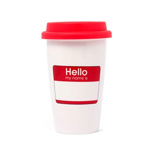 Image of Thumbs Up Ceramic Mug with Silicone Lid Coffee Mug