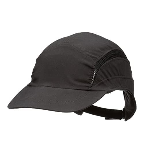 Image of 3M First Base 3 Bump Cap 2030608, Classic, Black Standard Peak, 70mm