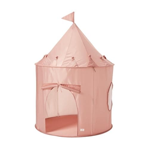 Image of 3 Sprouts Kids Play Tent - Sustainable Recycled Fabric – Fun Spacious Childs Playhouse for Indoor Games for Boys & Girls - Durable Fort Pop Up House for Toddlers & Children Age 3-10, Pink