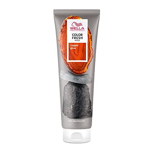 Image of Wella Professional Color Fresh Mask | Temporary Color Refresh Treatment |Semi-Permanent Hair Dye | Wash Out Colour |150ml | Copper Glow