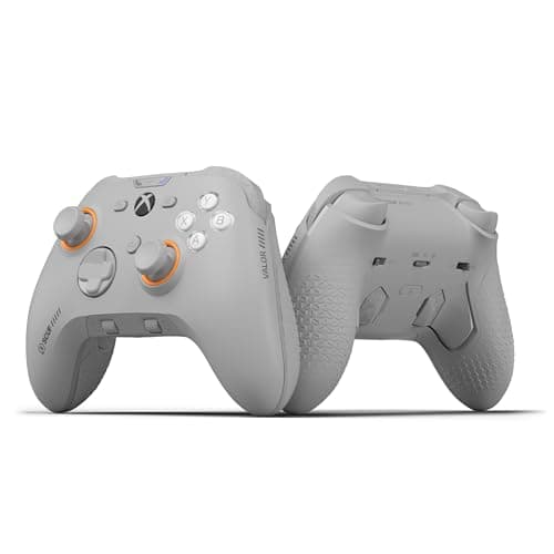 Image of SCUF VALOR PRO Wireless Performance Xbox Controller – Customisable Back Paddles, Instant Triggers, Anti-Drift TMR Thumbsticks, Audio Controls, Xbox Series X|S, Xbox One, Windows PC – Light Grey