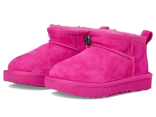 Image of UGG Unisex Kids Ultra Mini Classic Boots, Dark Peony, 5 UK