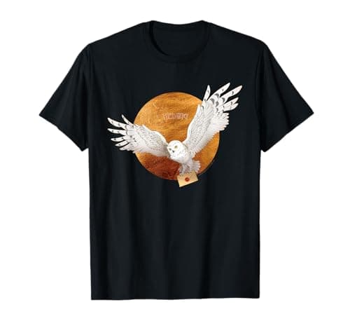 Image of Harry Potter Hedwig Moon T-Shirt