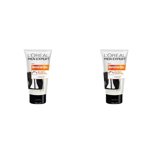 Image of L'Oréal Paris Men Expert Hair Gel Men Expert Invisi Control Neat Look Hair Gel with Strong Hold (Pack of 2)