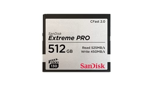 Image of SanDisk 512GB Extreme PRO CFast 2.0 Memory Card - Silver