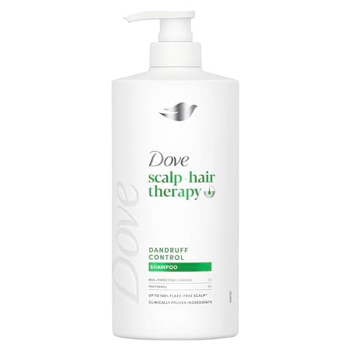 Image of Dove Scalp + Hair Therapy Dandruff Control Shampoo hair care with Salicylic Acid, Piroctone and Panthenol for up to 100% flake-free scalp* 700 ml