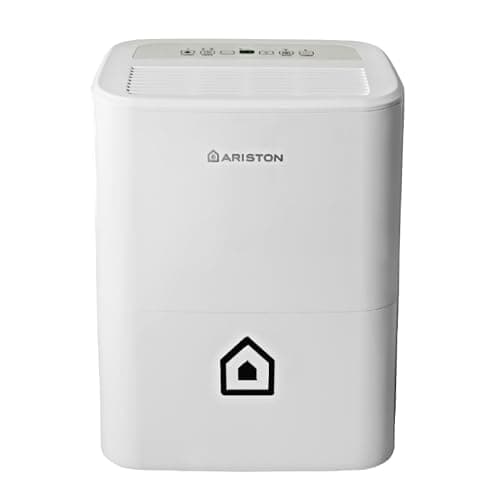 Image of Ariston DEOS 16S NET UK Dehumidifier 16L/Day, Laundry Function ideal to dry clothes, Anti-Odour air Filter, Remote Smartphone Control, Programmable Timer - Ideal for Home Damp and Laundry Drying