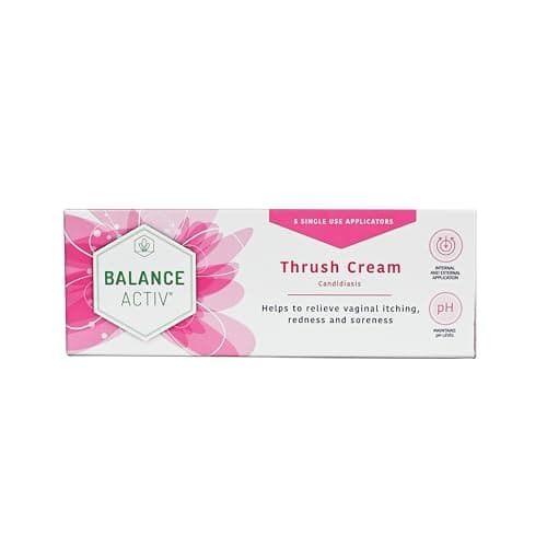 Image of Balance Activ Thrush Cream, Internal & External Use, Works Naturally, Relieves Symptoms & Prevents Recurrence, 5 Applicators (30ml), Pack of 1