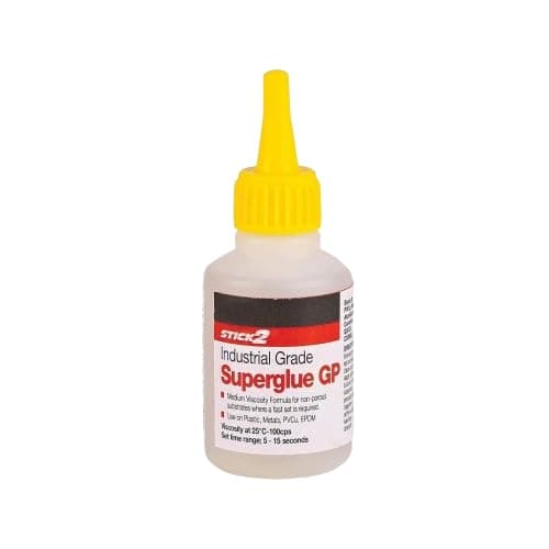 Image of General Purpose Superglue, Versatile Adhesive, Industrial Grade General Purpose Superglue, Instant Bonding, Clear, 20 g, (Pack of 1)
