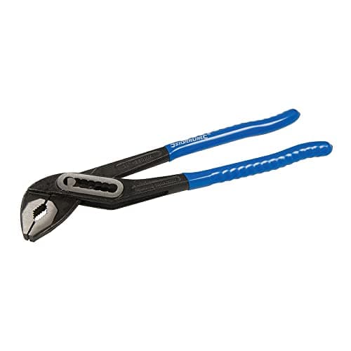 Image of Silverline Slim Jaw Waterpump Pliers – 250mm Length, 40mm Jaw Capacity, Adjustable Grip Tool for Plumbing & Maintenance (PL22)