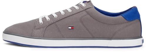 Image of Tommy Hilfiger Men’s Vulcanised Trainers, Grey (Steel Grey), 12