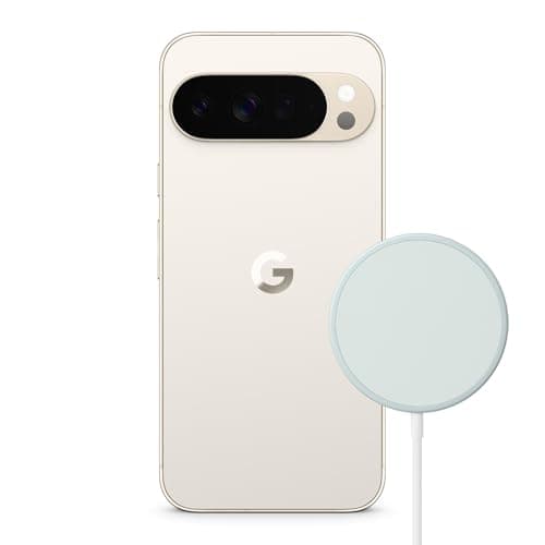Image of Google Pixel 10 Pro XL - Unlocked Android Smartphone with Gemini, Triple Rear Camera, 24+ Hour Battery and 6.8" Super Actua Display - Porcelain, 512GB + Pixelsnap Charger