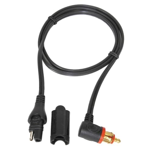Image of OptiMATE CABLE O-29, Adapter-extender, SAE to BIKE 90° plug - Black