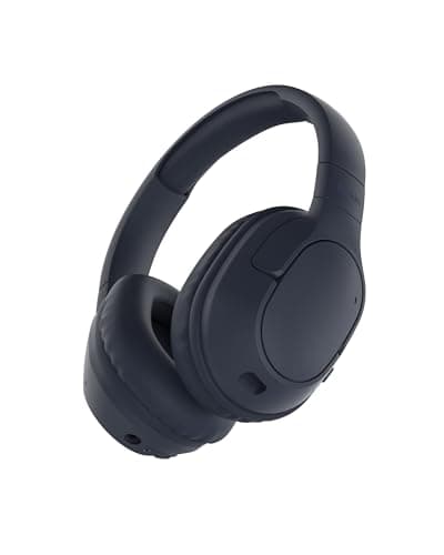 Image of Belkin SoundForm Surround Bluetooth Over-Ear Headphones, Environmental Noise Cancelling Headphones, Wireless with 60H Playtime and Soft Ear Cups for iPhone, Galaxy, iPad, Travel, Home or Office, Blue