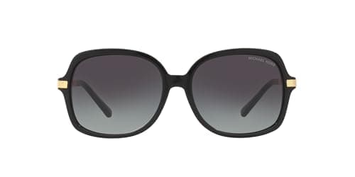 Image of Michael Kors Women's Adrianna II 316011 57 Sunglasses, Black/Lightgreygradient