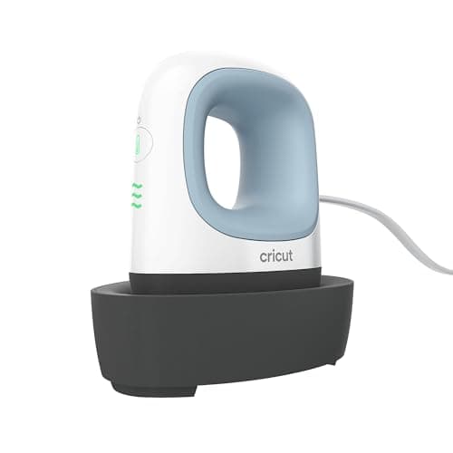 Image of Cricut EasyPress Mini Heat Press - for Pressing Small Objects Like Shoes, Stuffed Animals, Hats & More - 3 Heat Settings & Precision Tip - Ceramic-Coated Heat Plate - Compact & Lightweight - Zen Blue